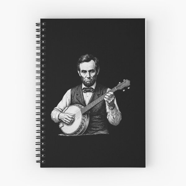 Item preview, Copy of Abraham Lincoln Playing Banjo designed and sold by w66aboo.