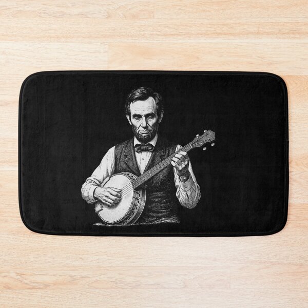 Item preview, Copy of Abraham Lincoln Playing Banjo designed and sold by w66aboo.