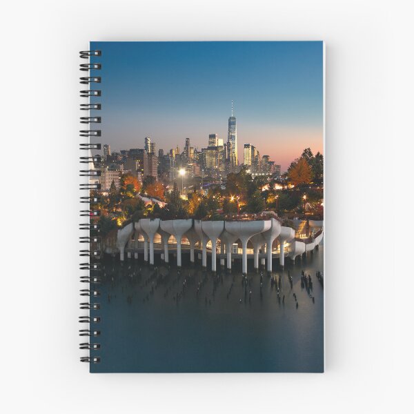 Item preview, New York City Skyline - Manhattan Little Island Night Art designed and sold by DGMaxShop.