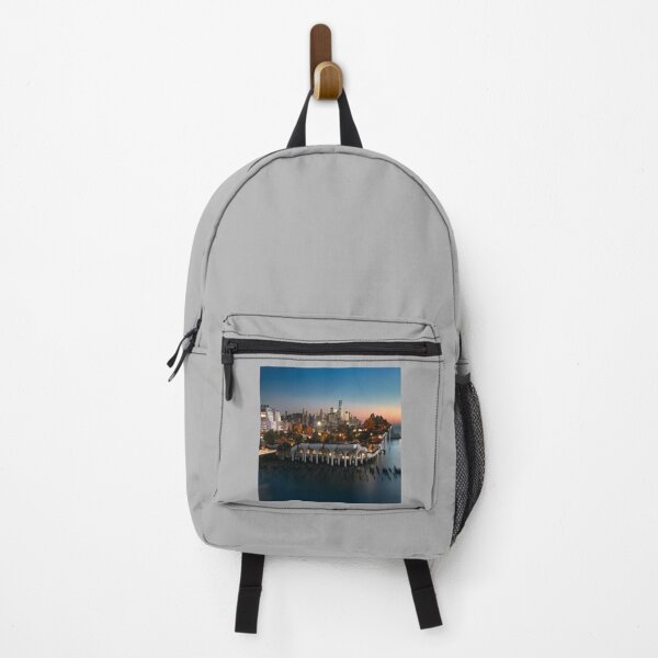 Item preview, New York City Skyline - Manhattan Little Island Night Art designed and sold by DGMaxShop.