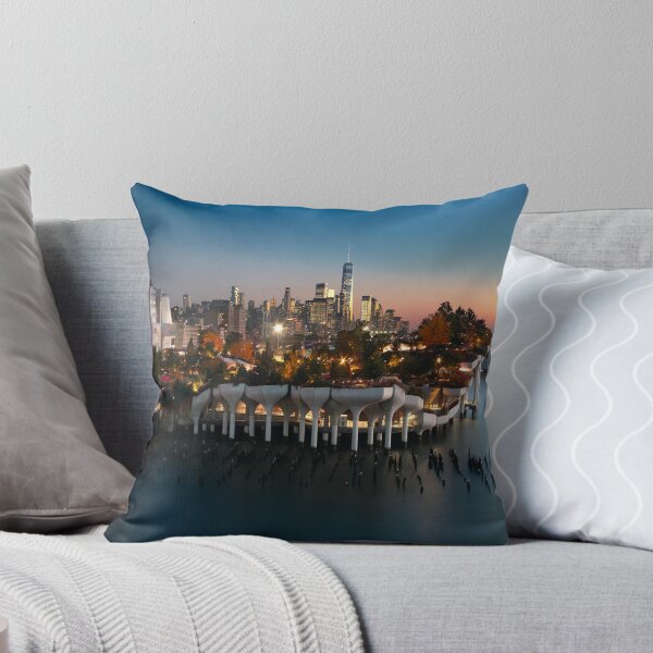 Item preview, New York City Skyline - Manhattan Little Island Night Art designed and sold by DGMaxShop.