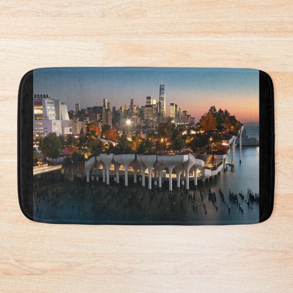 Item preview, New York City Skyline - Manhattan Little Island Night Art designed and sold by DGMaxShop.