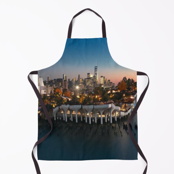 Item preview, New York City Skyline - Manhattan Little Island Night Art designed and sold by DGMaxShop.