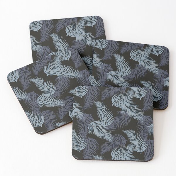 Item preview, Tropical Palms Print - Indigo Night Black designed and sold by Daniel Bevis Design.