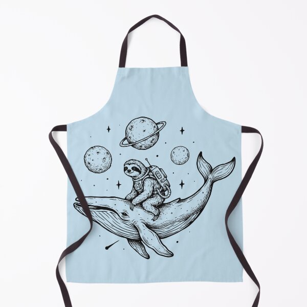 Item preview, Sloth Humpback Whale Rider Vintage Space Astronaut  designed and sold by Y-Vibes.