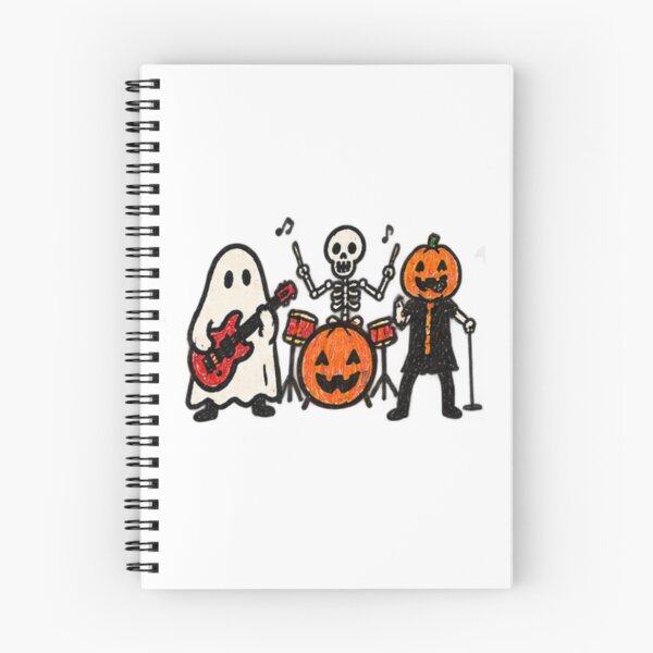 Item preview, Funny Halloween band with ghost and skeleton designed and sold by NorthPeak Studio.