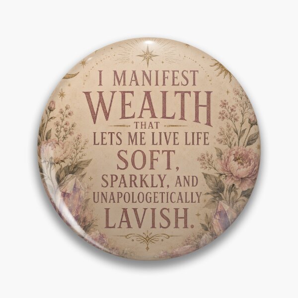Item preview,  Manifest Wealth Soft Lavish Life designed and sold by Sandy Beach Decor.