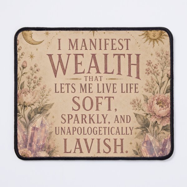 Item preview,  Manifest Wealth Soft Lavish Life designed and sold by Sandy Beach Decor.