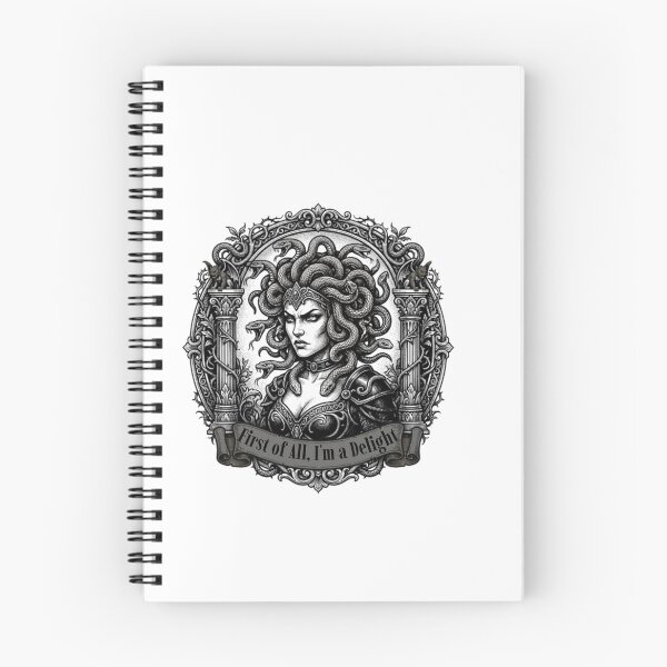 Item preview, Retro Vintage Sarcastic Medusa First Of All I Am A Delight  designed and sold by w66aboo.
