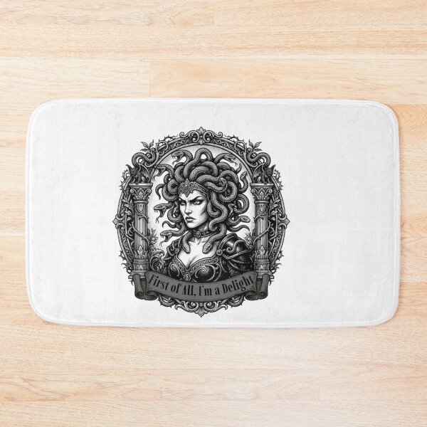 Item preview, Retro Vintage Sarcastic Medusa First Of All I Am A Delight  designed and sold by w66aboo.