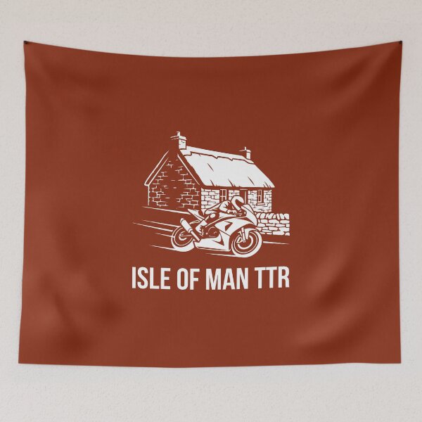 Item preview, Isle of Man TT Vintage Cottage Superbike Road Racing Graphic designed and sold by KiwiRider.