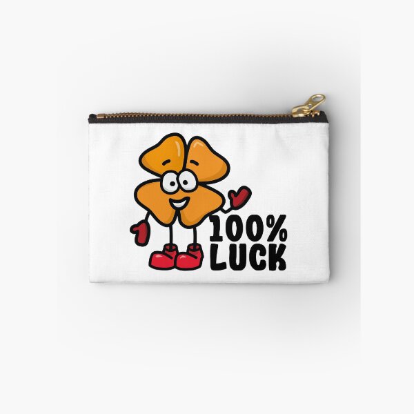 Item preview, 100% Luck | Funny Lucky Clover Character designed and sold by Creatory.studio.