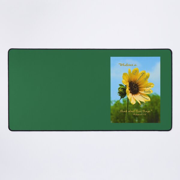 Item preview, Sunflower Philippians 4:8 designed and sold by boldtvillemayor.