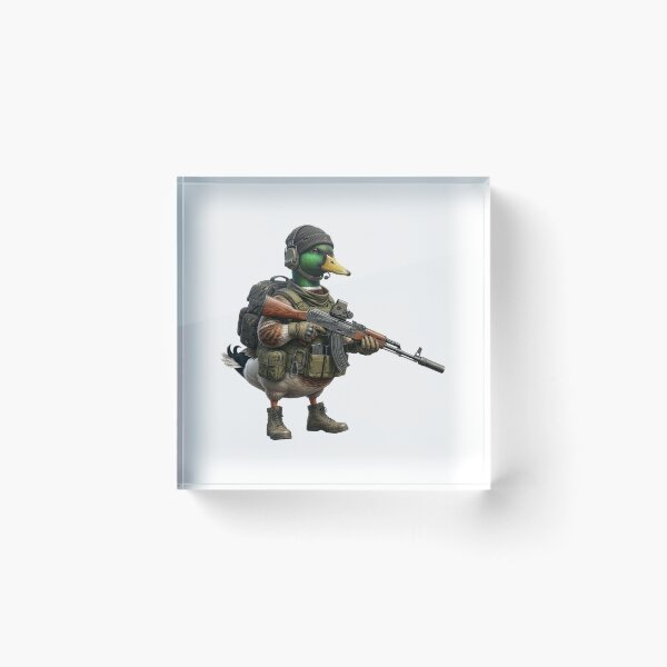 Item preview, Tactical Duck By Rawlifegraphic designed and sold by RAWLIFEGRAPHIC.
