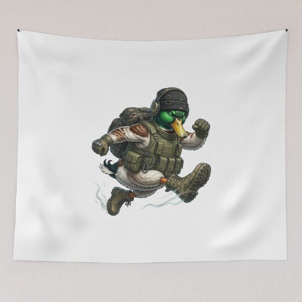 Item preview, Tactical Duck By Rawlifegraphic designed and sold by RAWLIFEGRAPHIC.