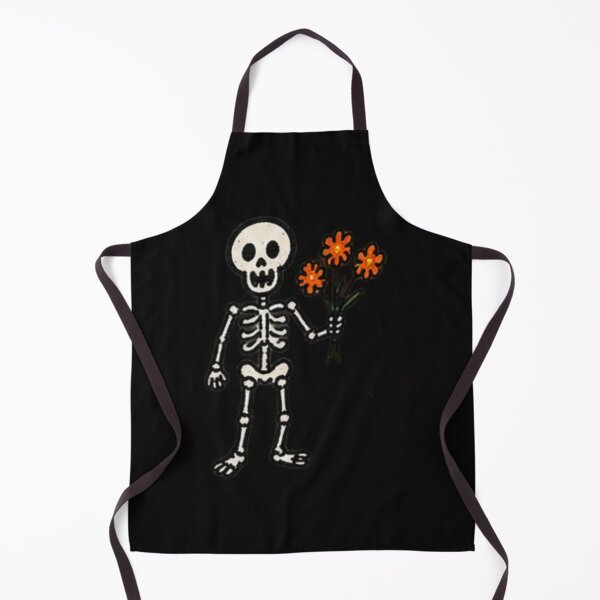 Item preview, Cute skeleton with autumn flowers designed and sold by NorthPeak Studio.