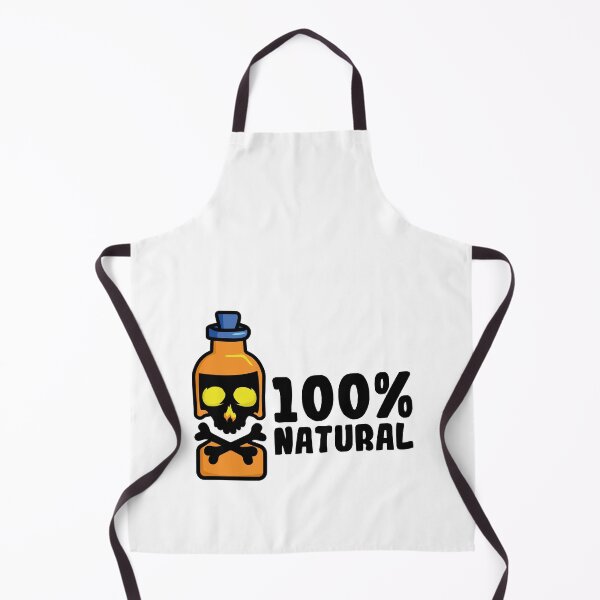 Item preview, 100% Natural | Funny Skull Bottle designed and sold by Creatory.studio.