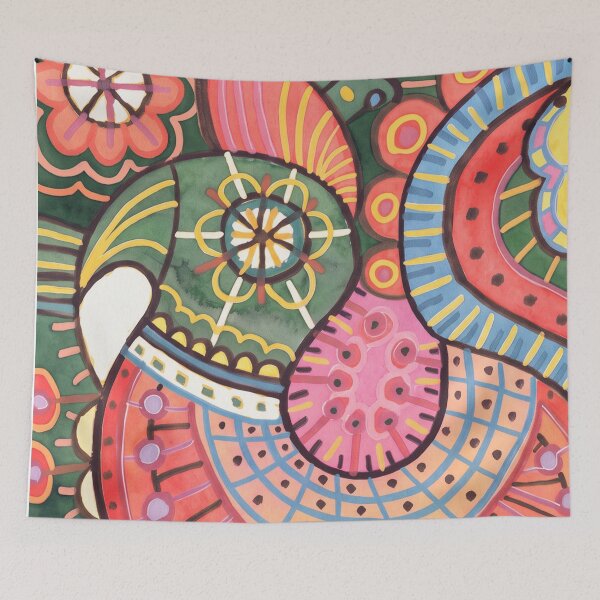 Item preview, Vibrant Bird in Bloom Pattern designed and sold by Fani*.