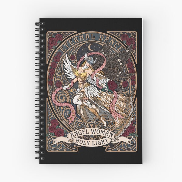 Item preview, Angel Woman Holy Light – Art Nouveau Fantasy Angel Rose designed and sold by CuteKats.