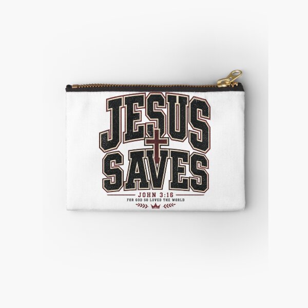 Item preview, Jesus Saves Vintage Christian Streetwear Design designed and sold by Illustrated Faith.
