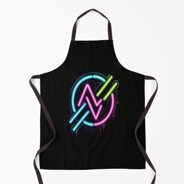 Item preview, Neon Cyberpunk Energy Sign - Futuristic Gamer Logo Art designed and sold by Breezes-of-Ida.