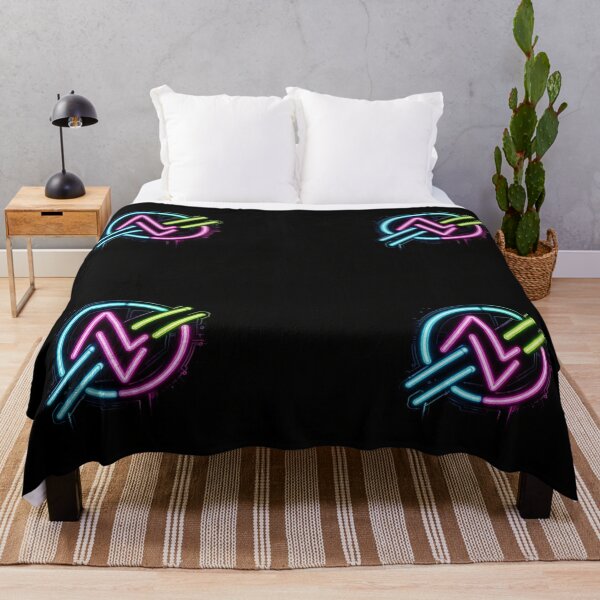 Item preview, Neon Cyberpunk Energy Sign - Futuristic Gamer Logo Art designed and sold by Breezes-of-Ida.