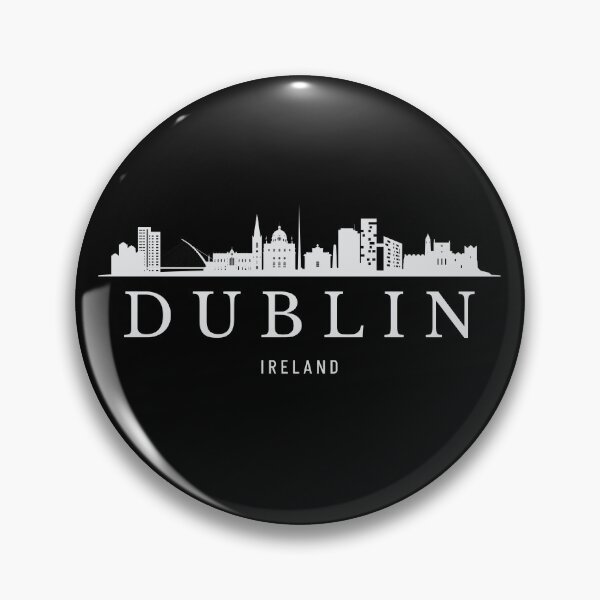 Artikelvorschau, Skyline von Dublin, Dublin, Irland entworfen und verkauft von Dressyourflag.