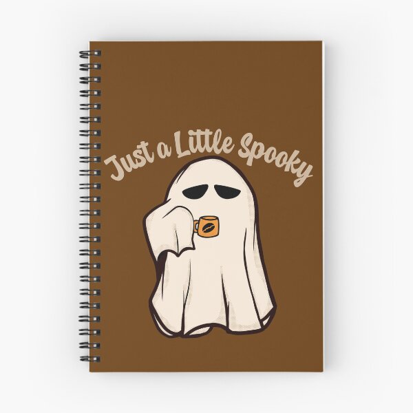 Item preview, Just a Little Spooky Cute Ghost Drinking Coffee designed and sold by EchoPrint Co..