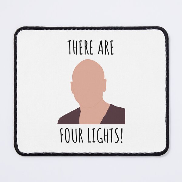 Item preview, Four Lights - Captain Picard Faceless Art designed and sold by RoseDesigns05.
