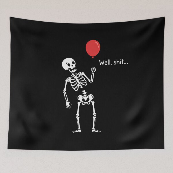 Item preview, skeleton-lost-balloon designed and sold by w66aboo.