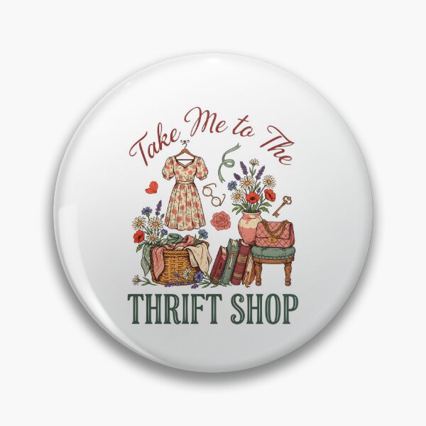 Item preview, Take Me to The Thrift Shop Vintage Cottagecore Thrifter designed and sold by Redgiant87x.