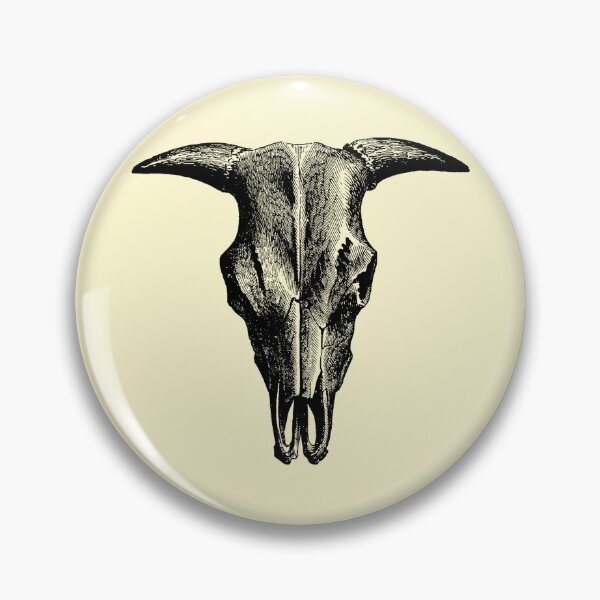 Item preview, Ancient Bovine Skull, Vintage Irish History Engraving, 1877, Light Edition (BLACK) designed and sold by Exhumed Archives.