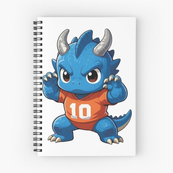 Item preview, Cute Blue Dragon Football Player – Fierce Fantasy Sports Mascot designed and sold by WildArtIT.
