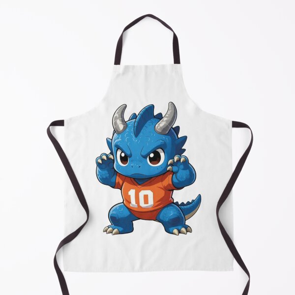Item preview, Cute Blue Dragon Football Player – Fierce Fantasy Sports Mascot designed and sold by WildArtIT.