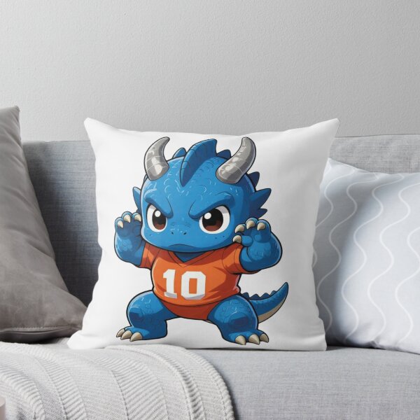 Item preview, Cute Blue Dragon Football Player – Fierce Fantasy Sports Mascot designed and sold by WildArtIT.