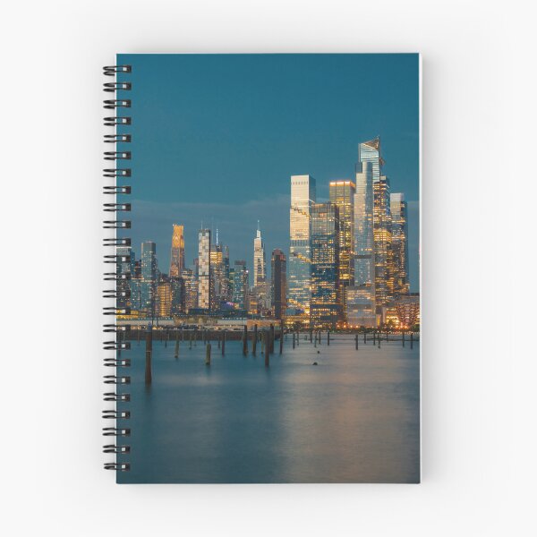 Item preview, New York City Skyline - Panoramic Night Art designed and sold by DGMaxShop.