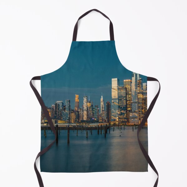 Item preview, New York City Skyline - Panoramic Night Art designed and sold by DGMaxShop.