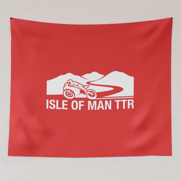 Item preview, Isle of Man TT Coral Mountain Pass Superbike Racing Graphic designed and sold by KiwiRider.