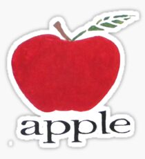 A is for Apple Sticker