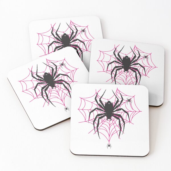 Item preview, Neon Web – Pink Spider Gothic Halloween Design designed and sold by essamtariq.