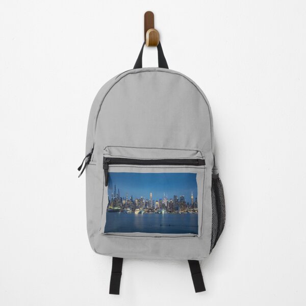 Item preview, New York City Skyline - Panoramic Night Art designed and sold by DGMaxShop.