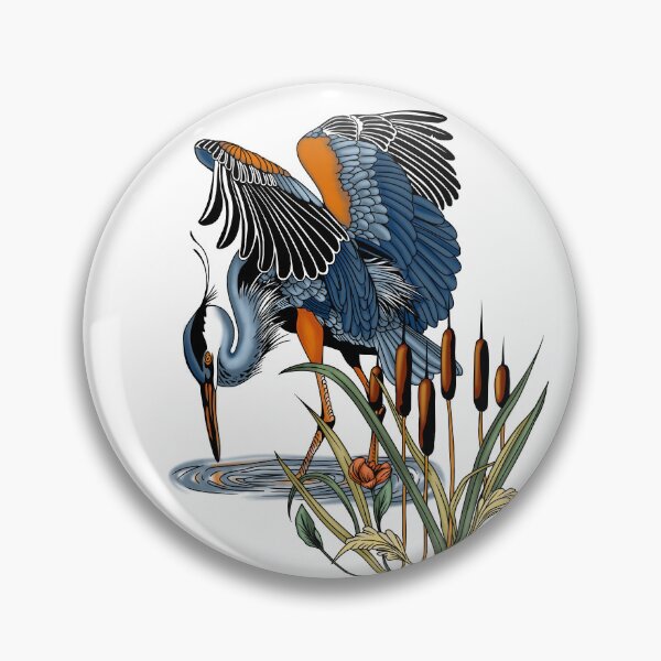 Item preview, Great Blue Heron  designed and sold by WhaleyArtDesign.