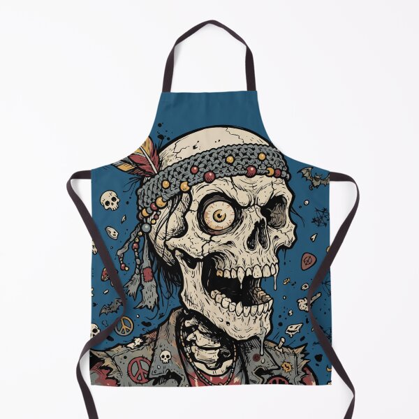 Item preview, Psychedelic Hippie Skeleton Tie Dye Peace Sign Trippy Art designed and sold by Cipher & Soul.