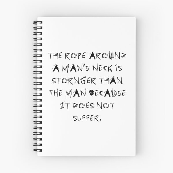 Item preview, The Rope Around a Man’s Neck - Charles Bukowski Quote - Black designed and sold by stillshade.