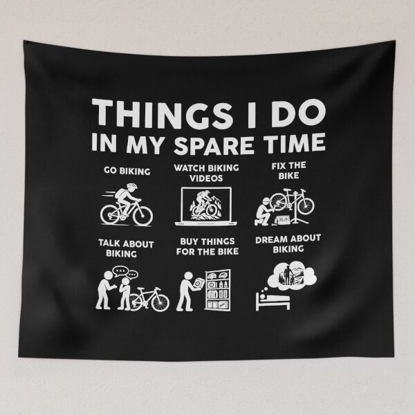 Item preview, Things I Do In My Spare Time Funny Biker designed and sold by LounisArt.