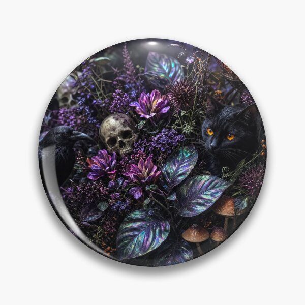 Item preview, Copy of Gothic Halloween Garden – Raven, Bat and Black Roses designed and sold by fantasystyleiom.