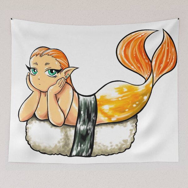 Item preview, Yellow Tail Mermaid Nigiri V1 designed and sold by Ibbuurin.
