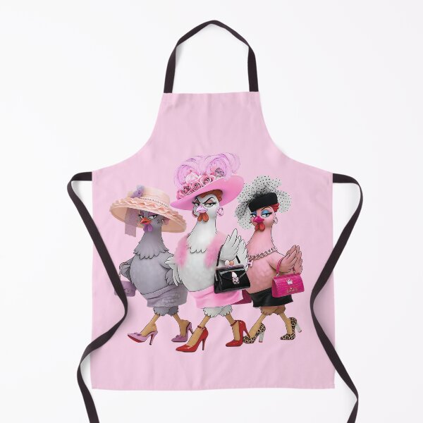 Item preview, High Class Clucking Hens – Funny Fashionable Chicken Art designed and sold by Classic Chaos Creations.