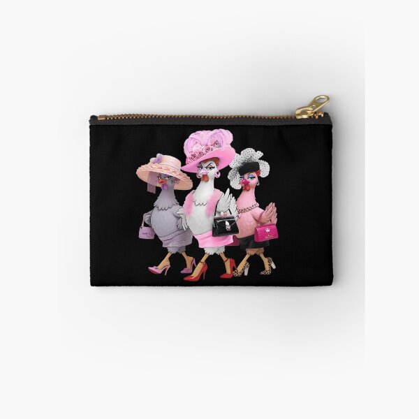 Item preview, High Class Clucking Hens – Funny Fashionable Chicken Art designed and sold by Classic Chaos Creations.
