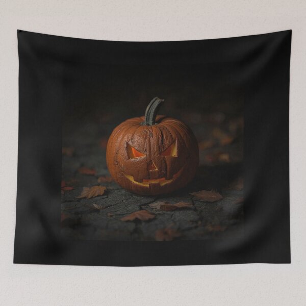 Item preview, HALLOWEEN SOLITARY PUMPKIN designed and sold by Alwaysready!!!.